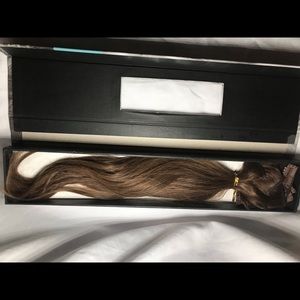 SHE Hair Extensions Clip & Go 100% Remy Human Hair 18 inches Color #4
